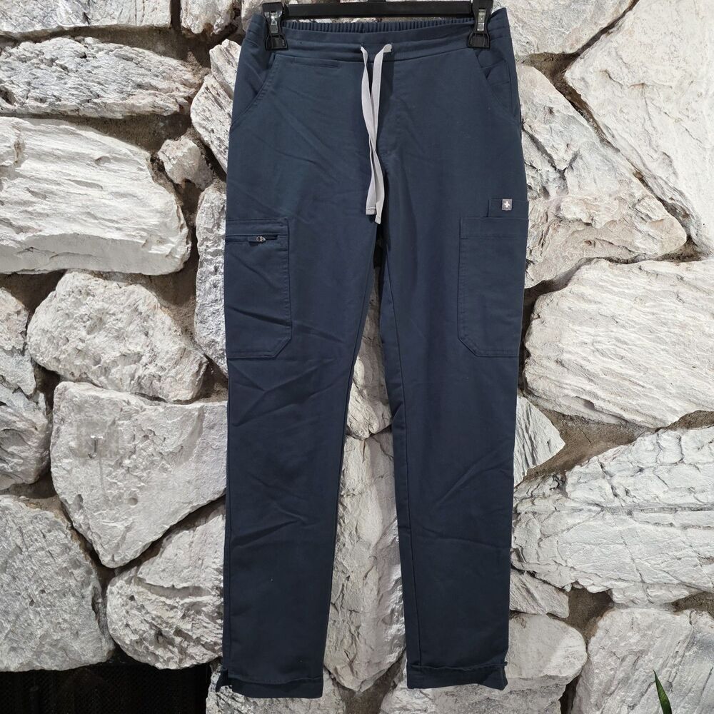 FIGS Yola Scrub pants Women’s Blue XXS High Waisted Skinny Leg